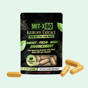 Mit-X 60 Kratom Extract Capsules